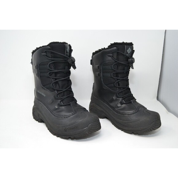 Columbia‎ Waterproof Boots Youth 5 Bugaboot Celsius Black Lace Up BY4430-010 - Picture 1 of 14
